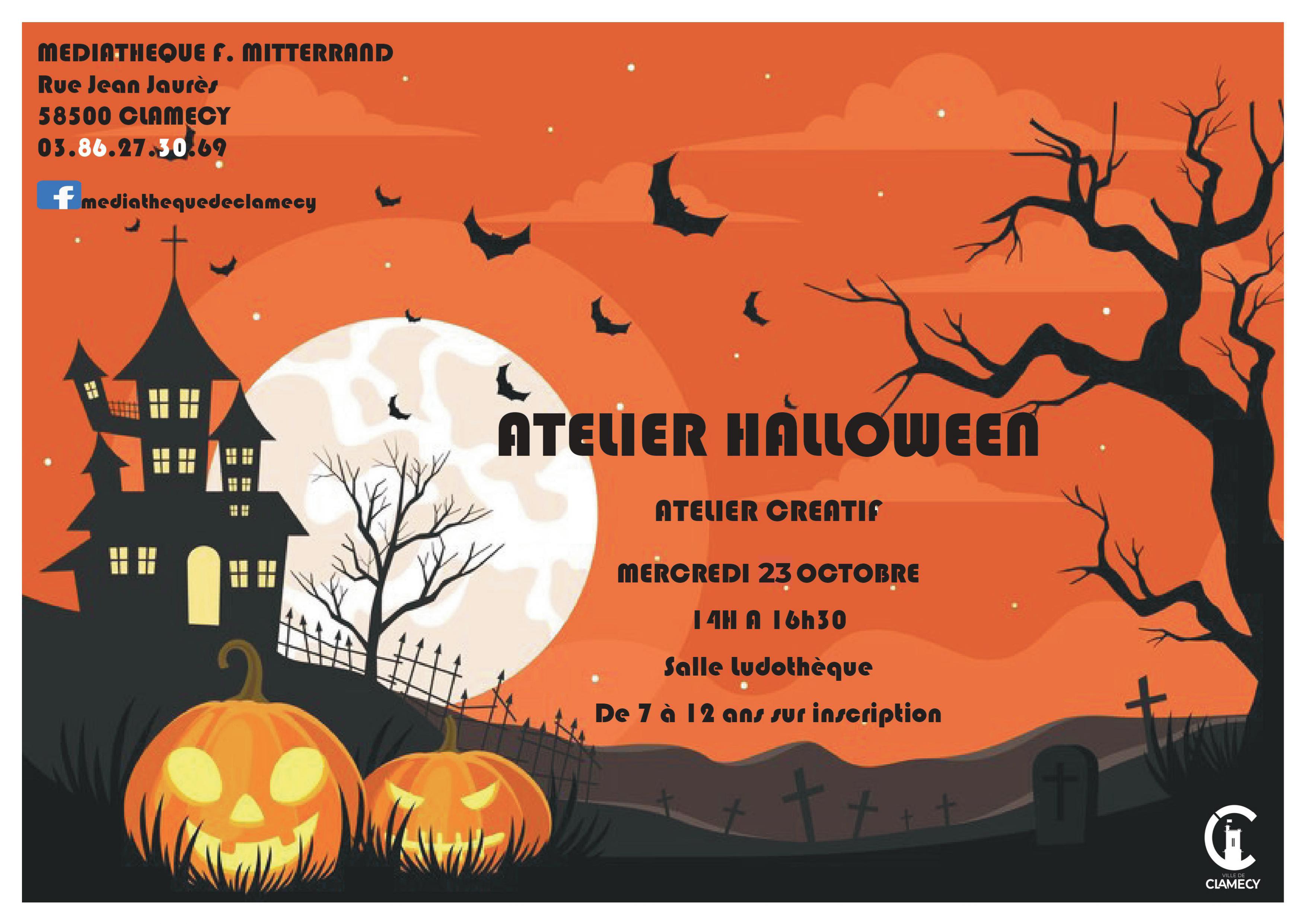 Ateliers créatifs Halloween